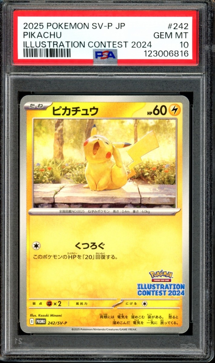 PSA10 7-11 セブンイレブン ピカチュウ pikachu 242 ホロ PSA 10