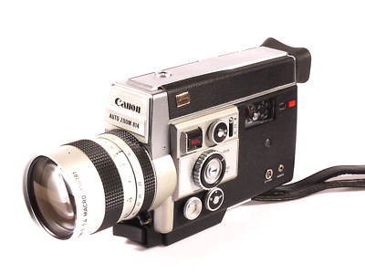 PRL) CANON AUTO ZOOM 814 ELECTRONIC 8mm VIDEO MOVIE CAMERA FILM