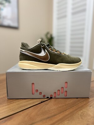 Nike LeBron XX 20 Olive Green Men Size 8 - DV1134-901 Brand New | eBay