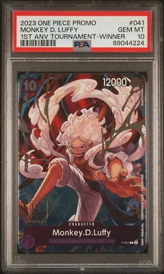 2023 One Piece Promo 1st Anniversary Tournament Winner #41 Monkey