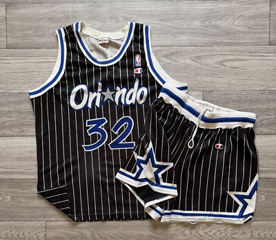 1990's Orlando Magic Jersey Shorts Set XL Blue #32 Shaquille O