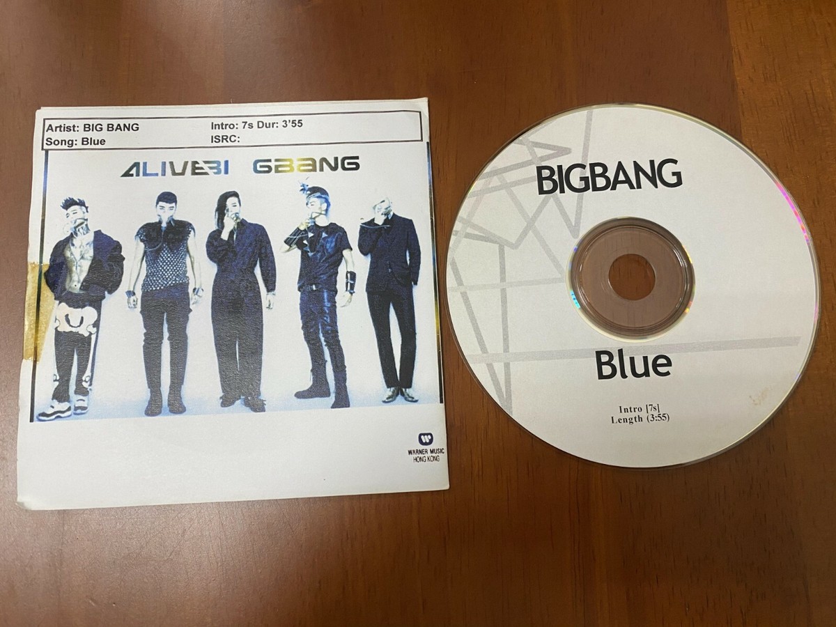 BIGBANG BIG BANG BLUE PROMO CD SINGLE GD G-DRAGON TOP FANTASTIC