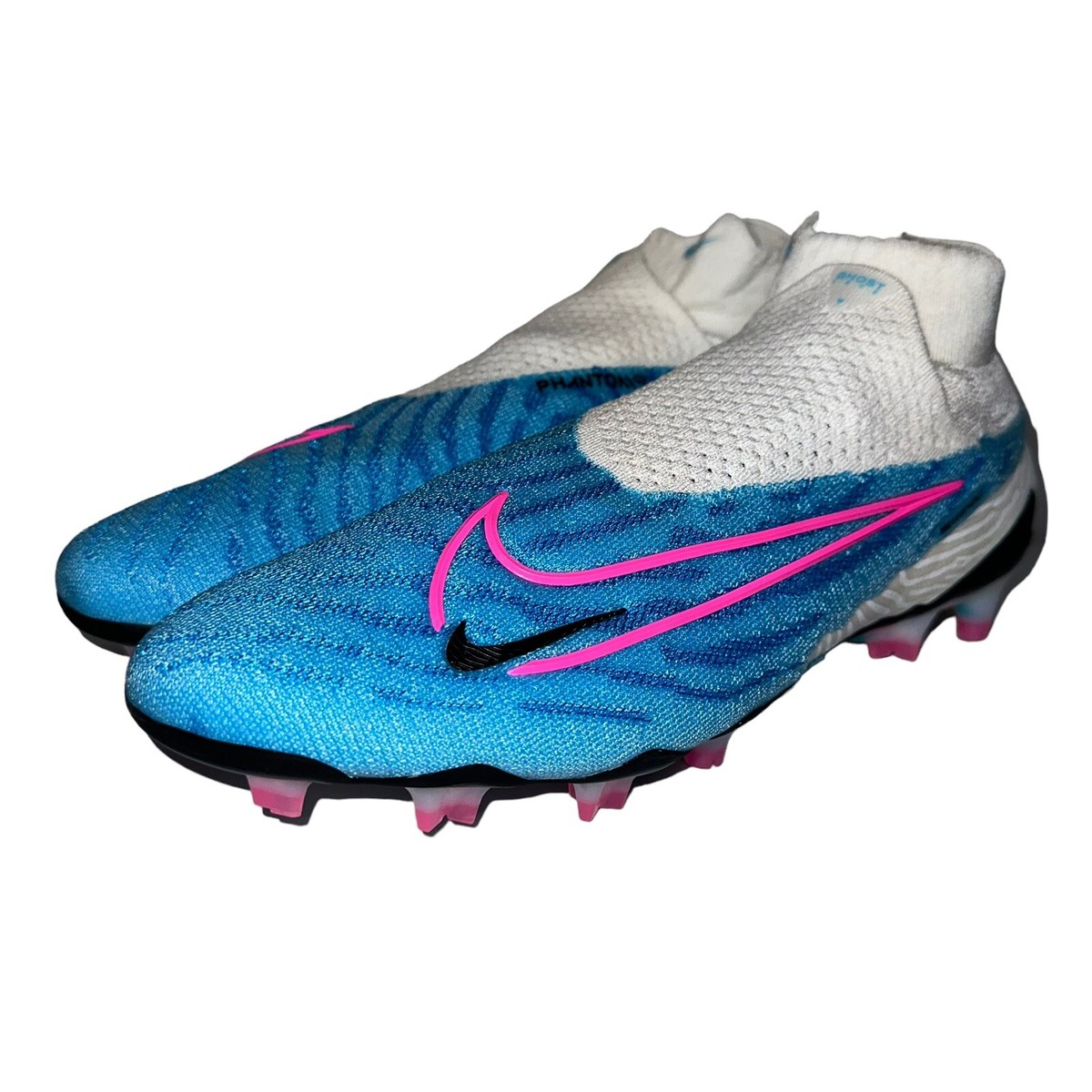Nike Phantom GX Elite FG GripKnit Blue Pink Clears DC9969 446