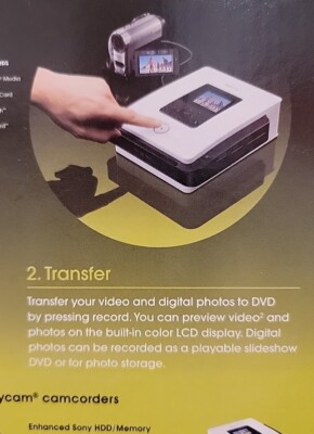 Sony DVDirect VRD-MC5 DVD Recorder (2.5 inch) - Black for sale