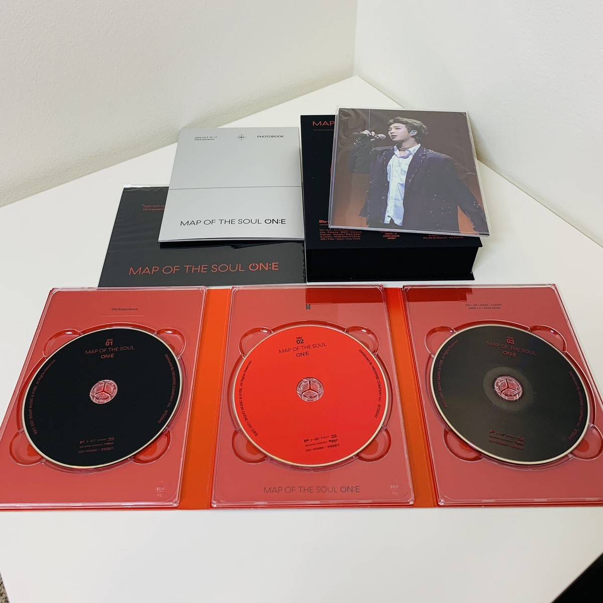 💜BTS MAP OF THE SOUL ON:E ONE Blu Ray Full set w/ SG SUGA Yoongi