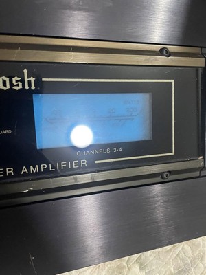 McIntosh MC431M 100W 4-Channel Audio Power Amplifier - Black for