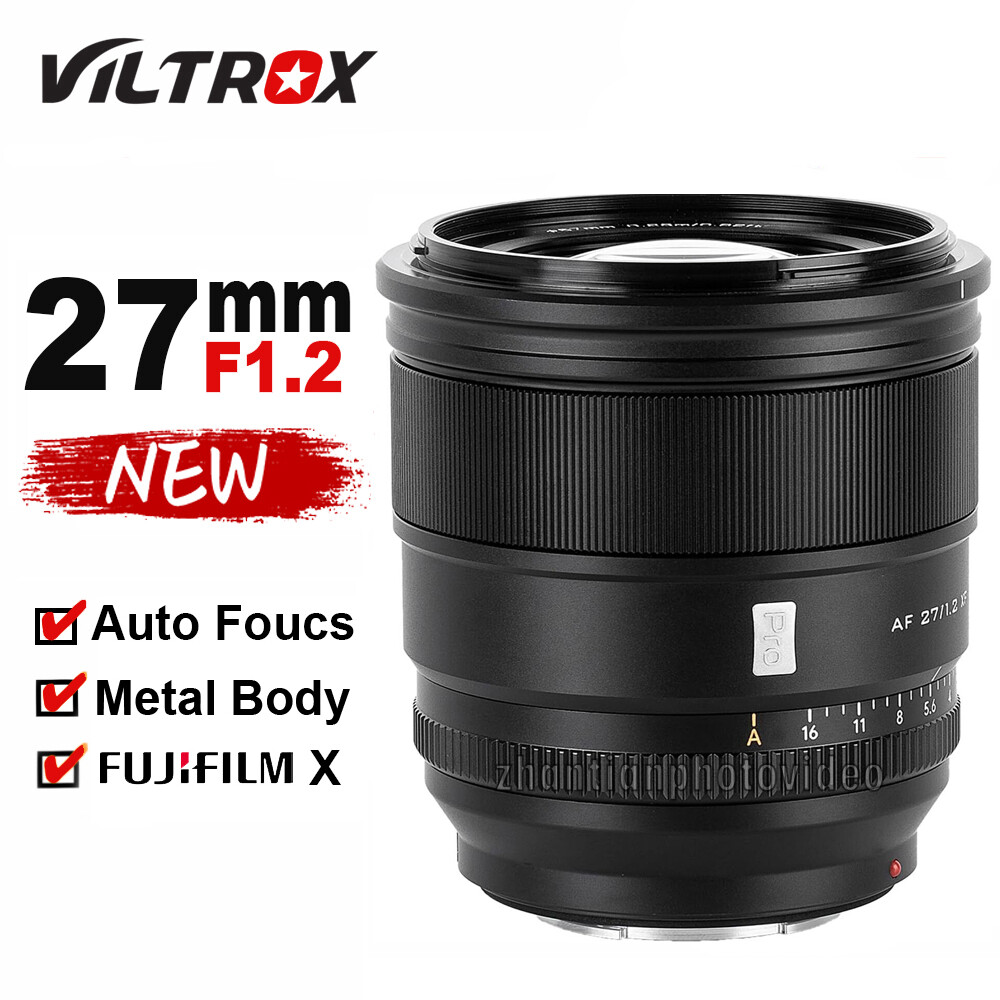 Viltrox 27mm F1.2 XF Auto Focus Lens for Fujifilm Fuji X mount