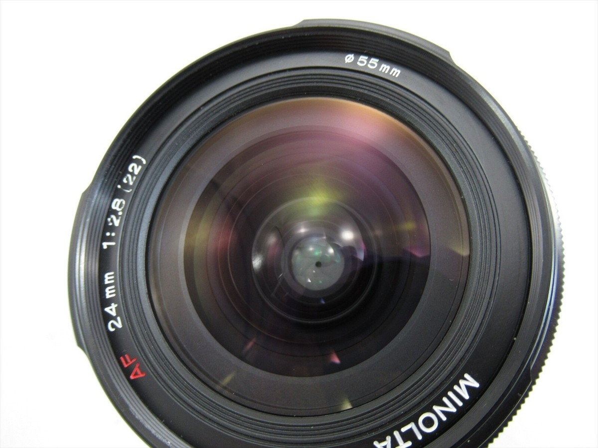 EXC+++++】Minolta AF 24mm f/2.8 (22) Wide Angle Lens A Monunt from