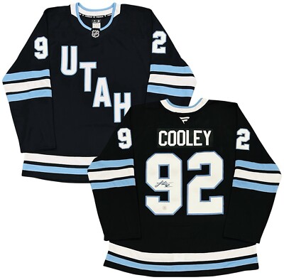 Logan Cooley Signed Utah Hockey Club Fanatics Jersey Inaugural +