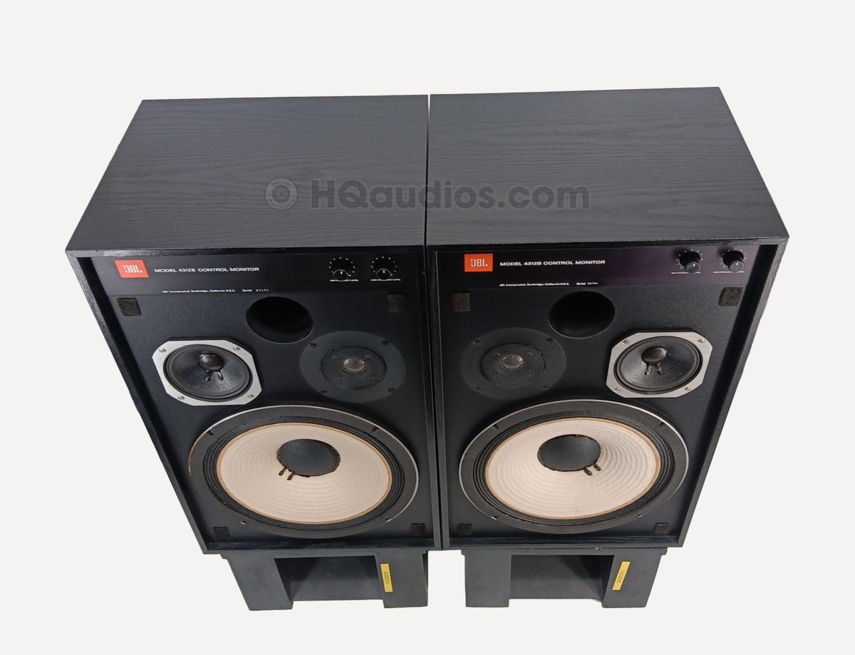 JBL 4312B Vintage Speakers – Fully Tested & Serviced – 1-Year WRT