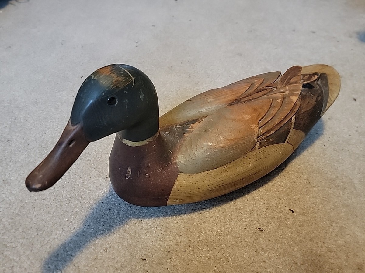 Tom Taber（トム・タバー:アメリカ彫刻家）カモの木彫デコイ Tom Taber