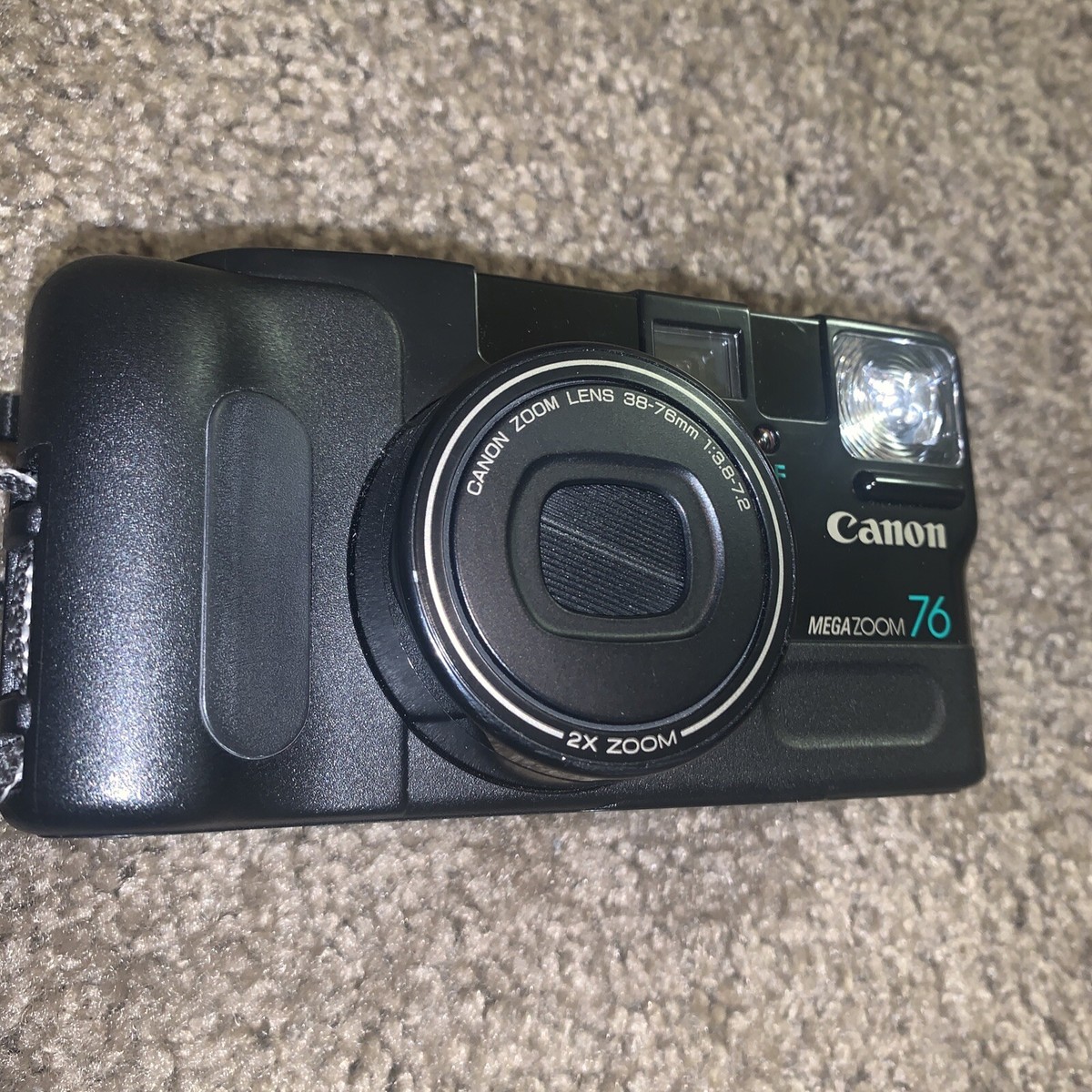 Canon Sure Shot Megazoom Caption 76 Camera with Manual And Case | eBay