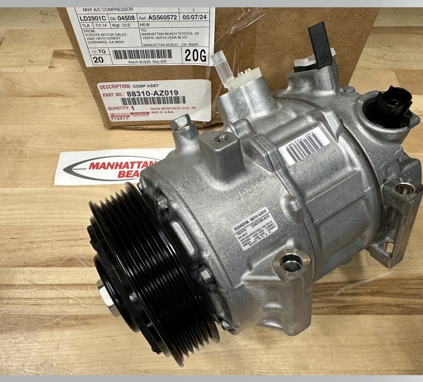 19-25 RAV4 18-24 CAMRY Genuine TOYOTA A/C COMPRESSOR W/CLUTCH