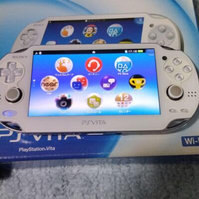 PlayStation PS Vita OLED Console Crystal White PCH-1000 ZA02 Sony