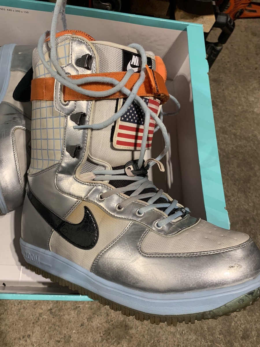 Nike Zoom Force 1 Snowboard Boots Danny Kass Rare Limited Olympic
