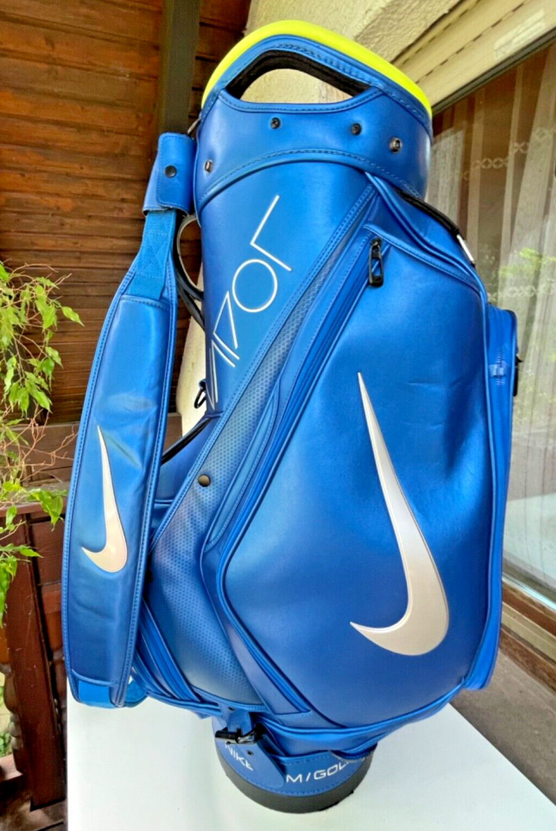 Nike Vapor 2016 Blue, Silver, Volt Golf Staff Bag Tiger Woods