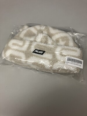 PALACE SKATEBOARDS JOYREX FLEECE EARS BEANIE STONE L/XL WINTER