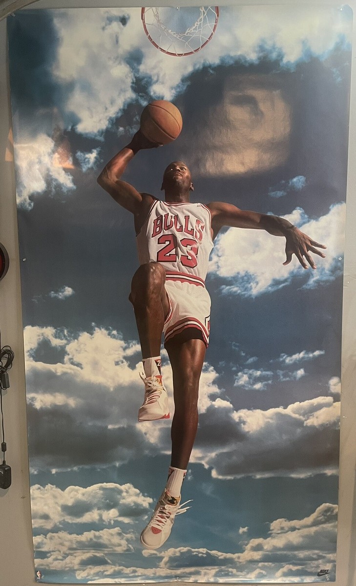 Vintage 1992 MICHAEL JORDAN NIKE Poster ( 72 X 40 Inches ) | eBay