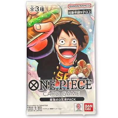 The Strongest Three Brothers PACK P-073 074 075 - ONE PIECE Card
