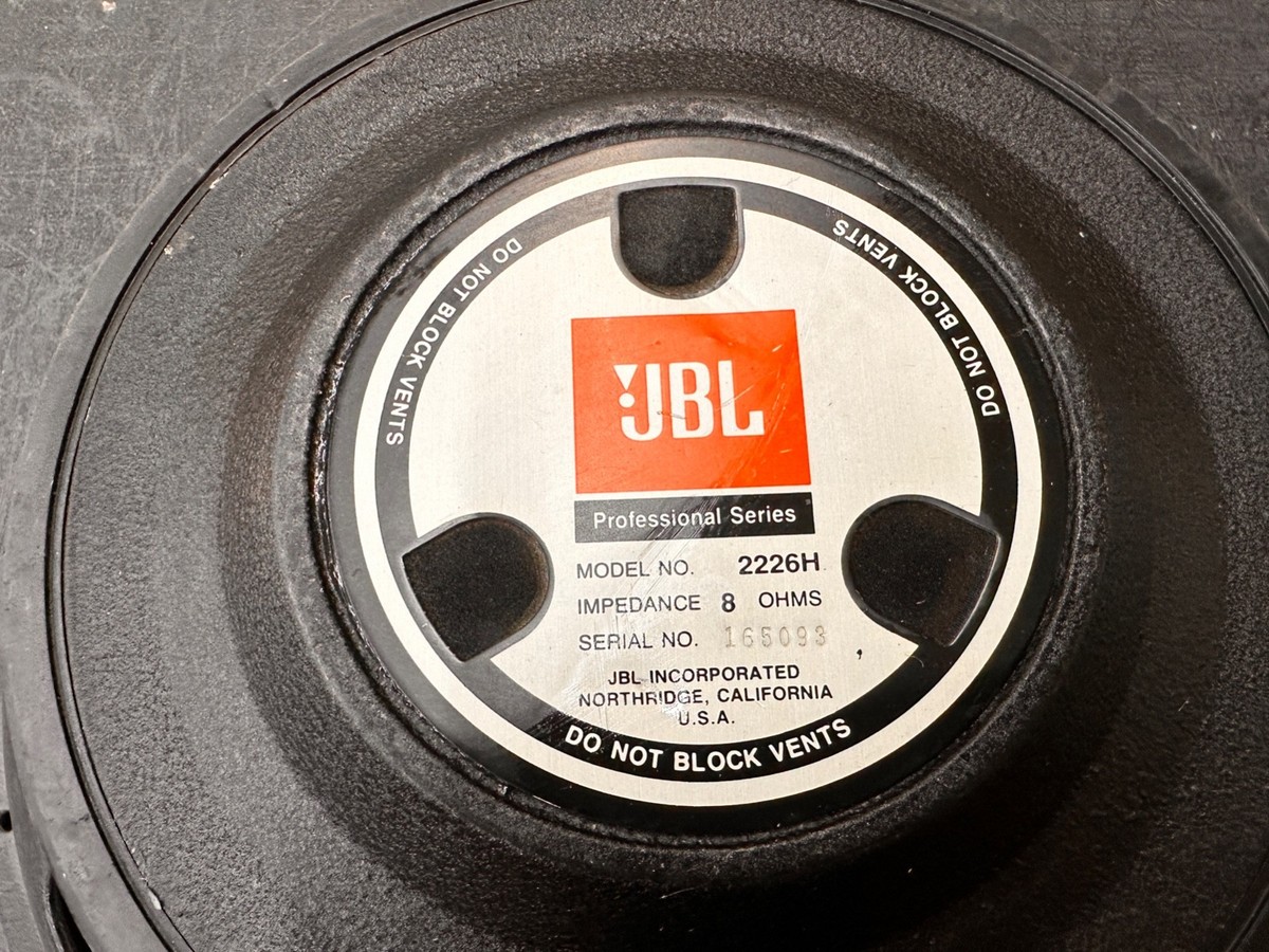 JBL 2226-H 15” 8 Ohm Speaker Woofer Frame Basket | eBay