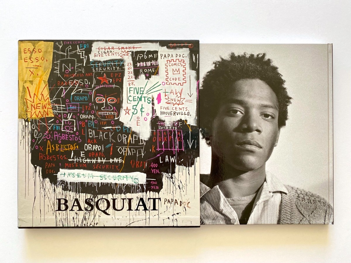 JEAN MICHEL BASQUIAT 1ST EDT LITHOGRAPH PRINT LARGE HARDCOVER