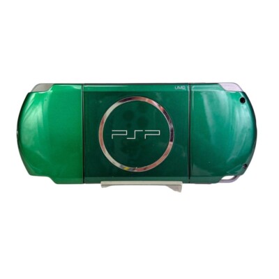 PSP 3000 Spirited Green Handheld Console w/ Charger Battery Memory