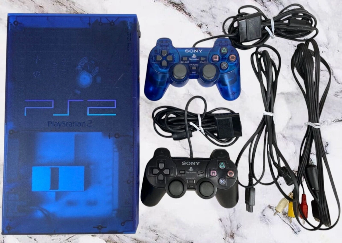 Sony PlayStation 2 NTSC-J Blue Video Game Consoles for sale - eBay