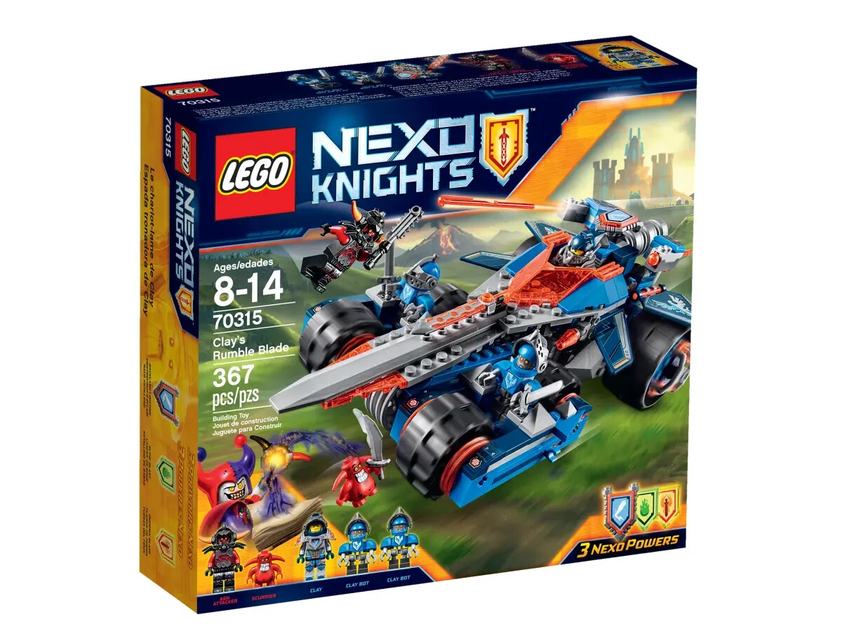 Lego Clay's Rumble Blade 70315 NEXO KNIGHTS Minifigure Building