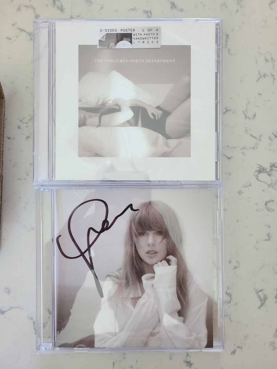 Taylor Swift The Tortured Poets Department TTPD autograph signed