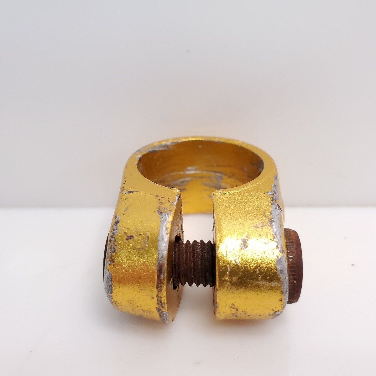 Vintage Suntour BMX Forged Seatpost Clamp 22.2 Gold Japan HTF | eBay