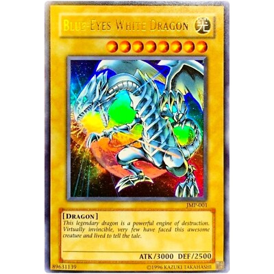 BLUE-EYES WHITE DRAGON - Ultra Rare JMP-001 Weekly Shonen Jump