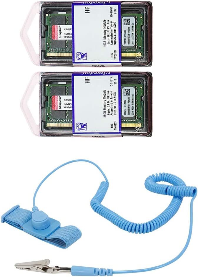 Kingston Memory 32GB (2 x 16GB) DDR4 2666MHz SODIMM and Anti