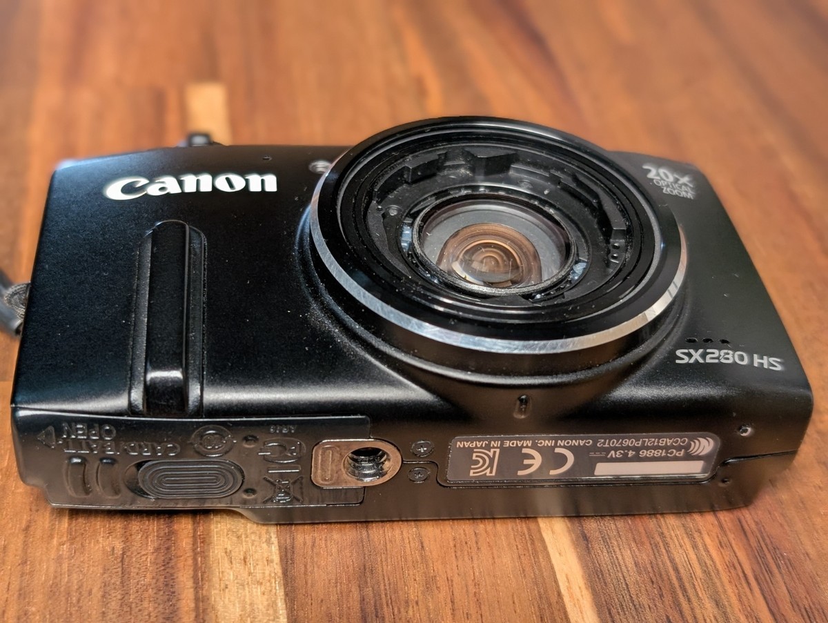 Canon PowerShot SX280 HS 12.1MP Digital Camera - Black for sale