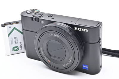 Sony Cyber-Shot DSC-RX100 20.2MP Compact Digital Camera Black In