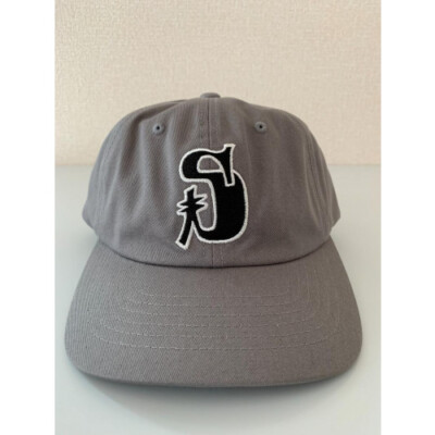 STUSSY Cap LOW PROFILE VINTAGE S SNAPBACK / Color:Grey Cotton