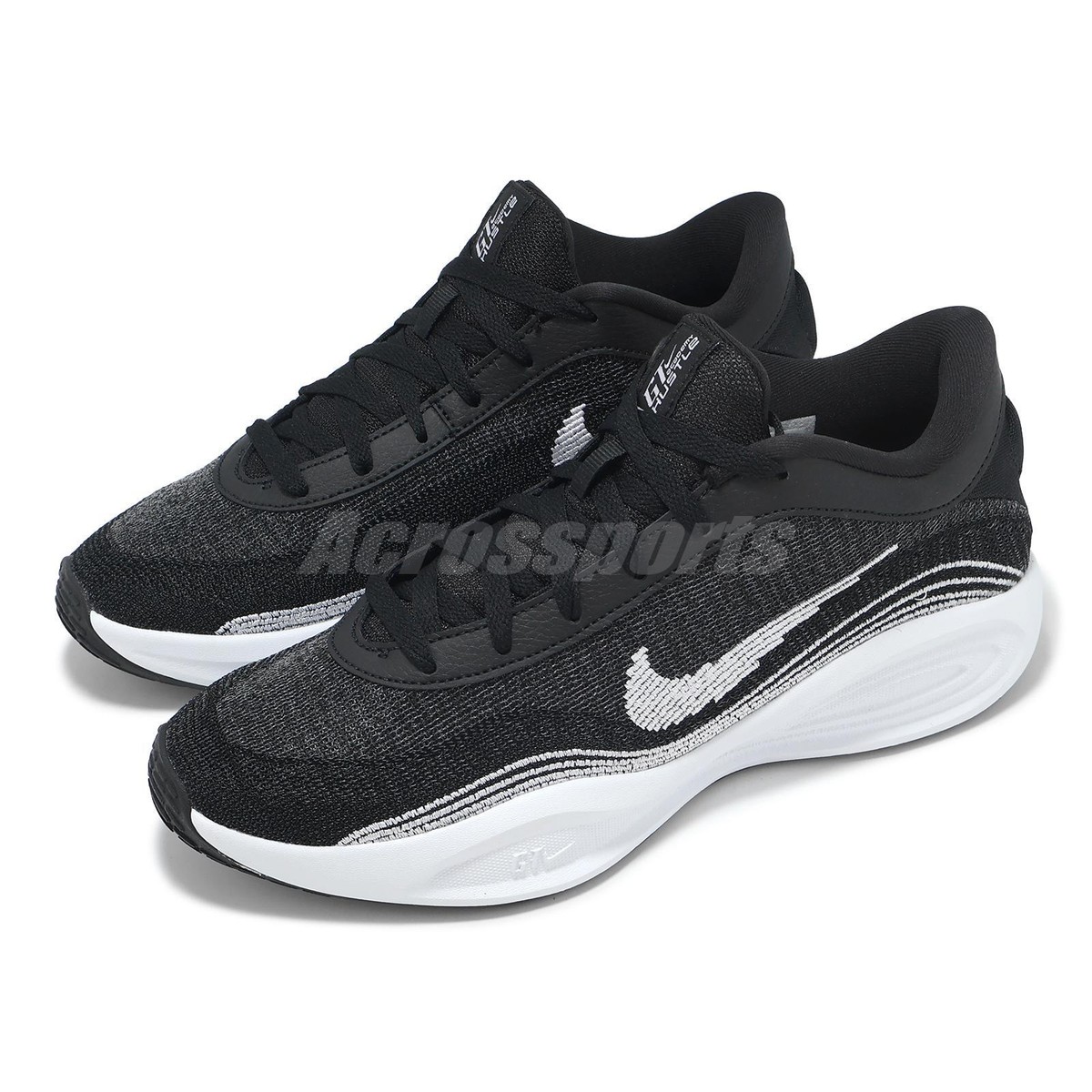 Nike G.T. Hustle Academy EP Black White Men Basketball Hoopers