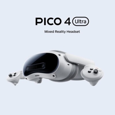 PICO 4 Ultra Headset Wi-Fi Virtual Reality (12GB+256GB/105° FOV