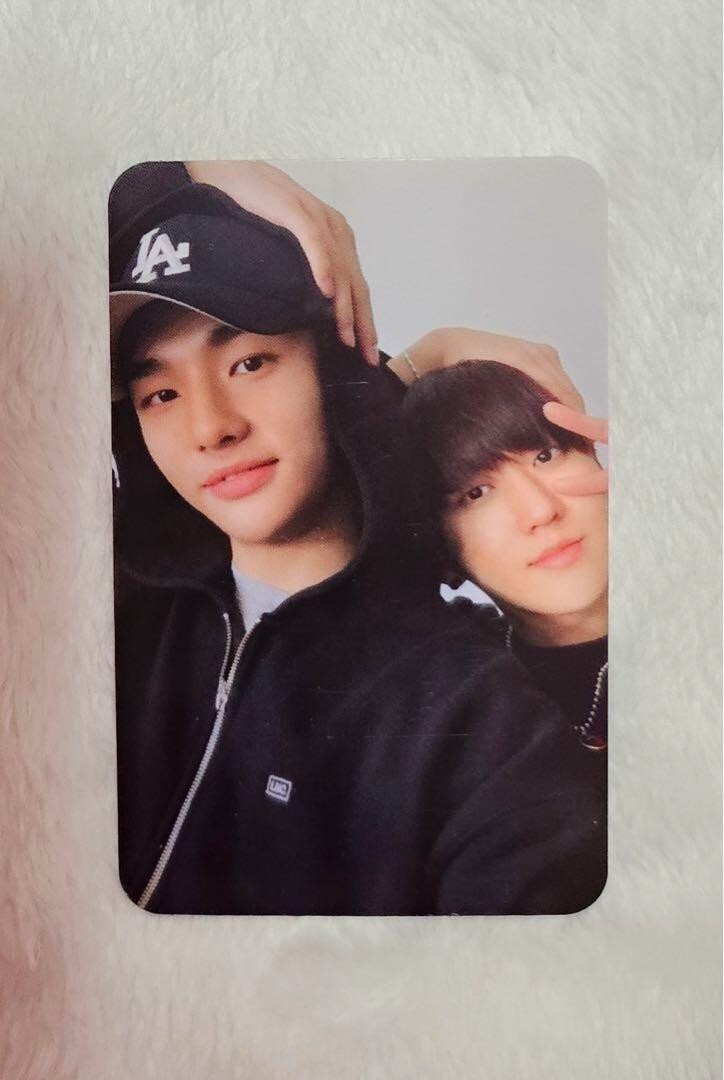Stray Kids Double knot broadcast Photocard Hyunjin × Changbin