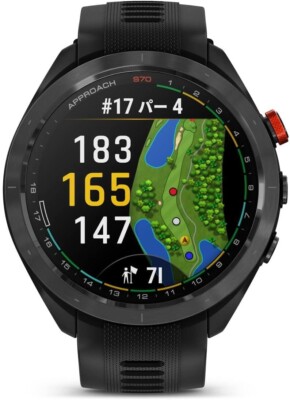 Garmin Approach S70 Premium Golf GPS Smart Watch Black 47mm japan