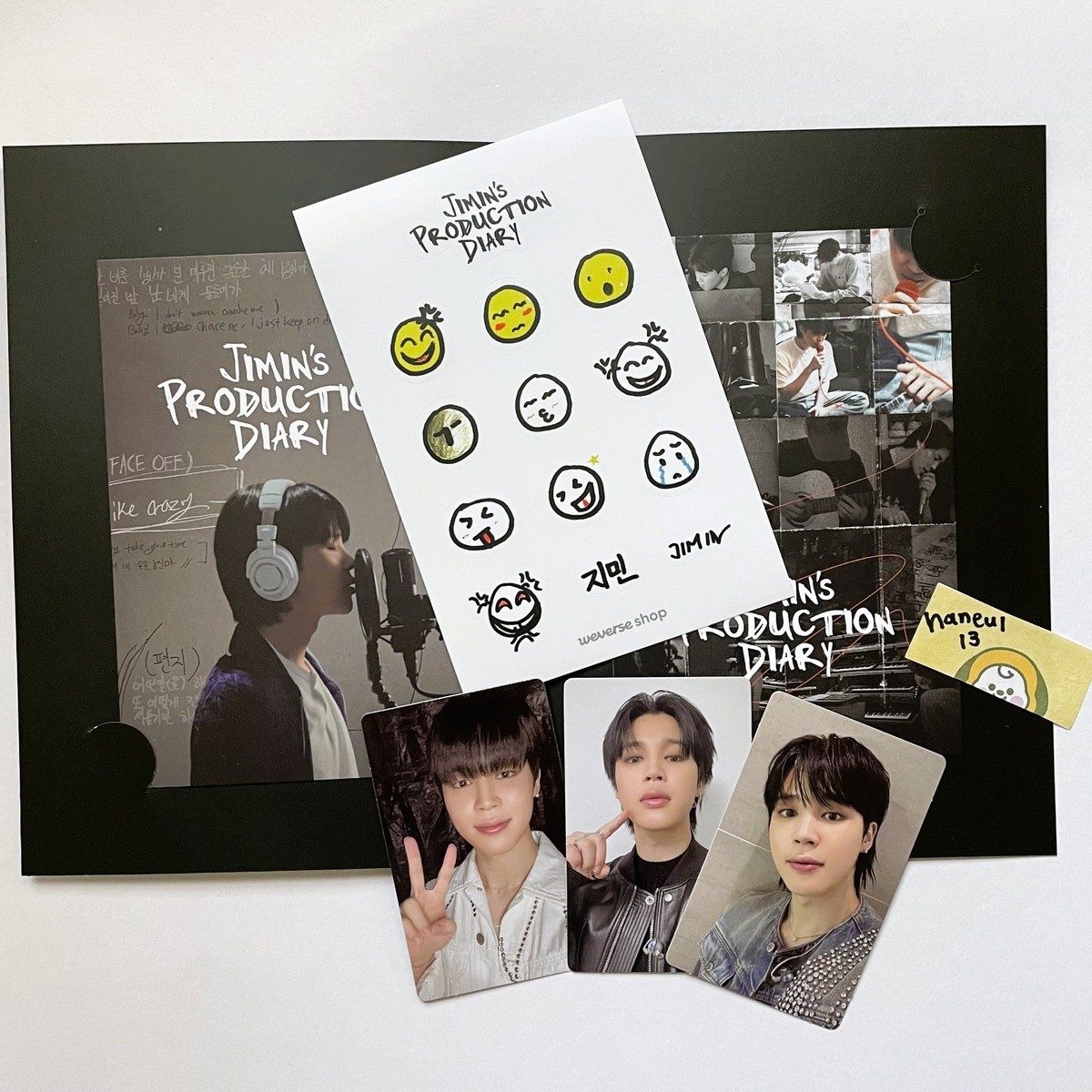 BTS Jimin's Production Diary Early Bird official Photocard Weverse
