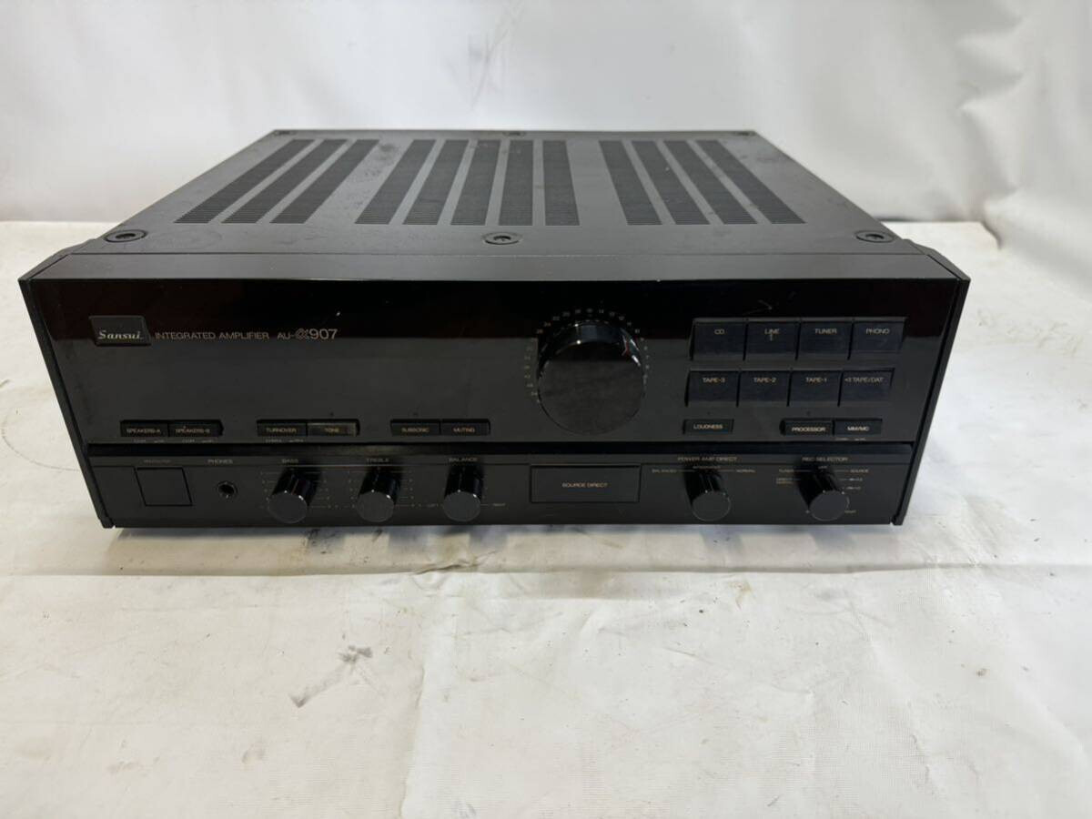 SANSUI AU-a907 Alpha Integrated Amplifier Confirmed Operation Free