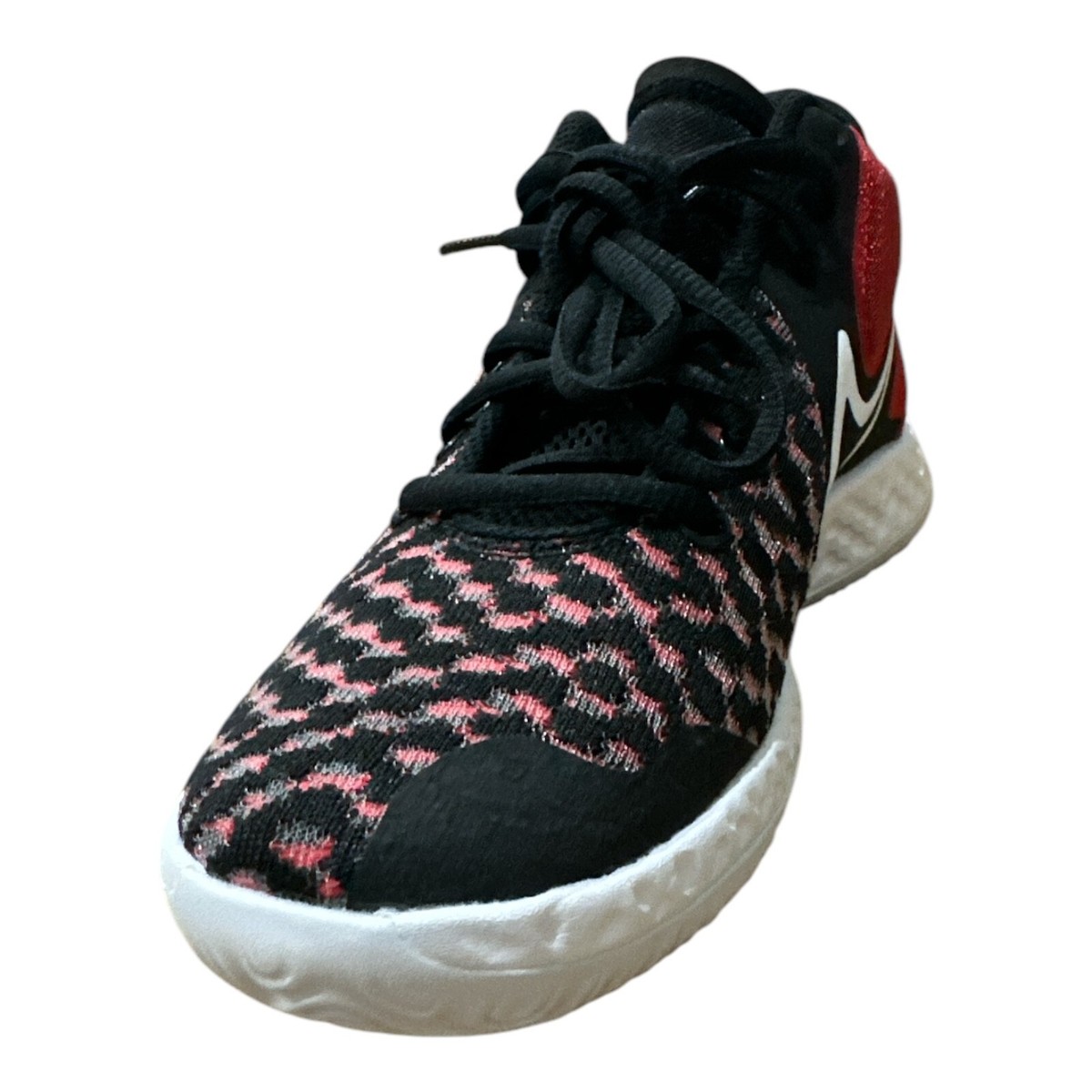 NIKE KD TREY 5 VIII Kevin Durant Black-White-University RED SZ3.5