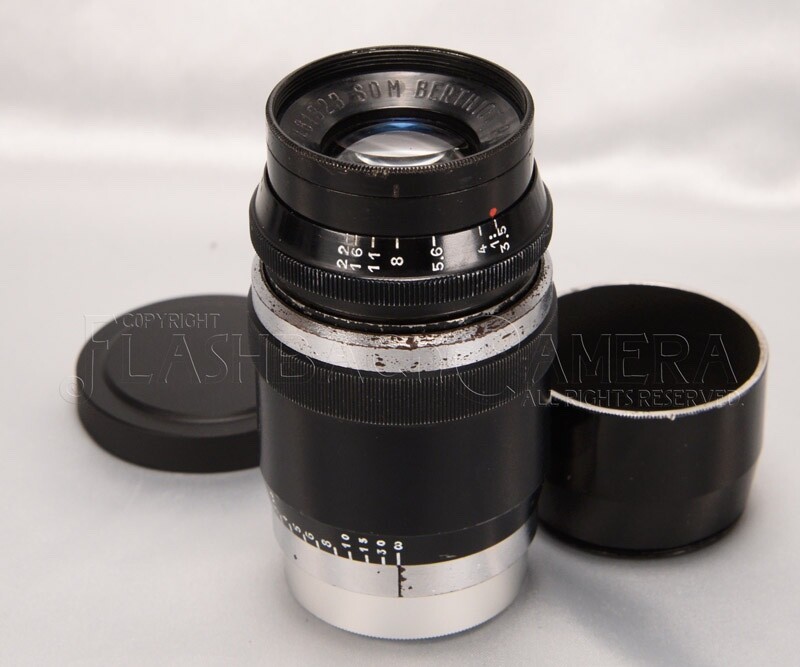 RARE * SOM Berthiot Flor 90mm f3.5 Original for Leica LTM #021530