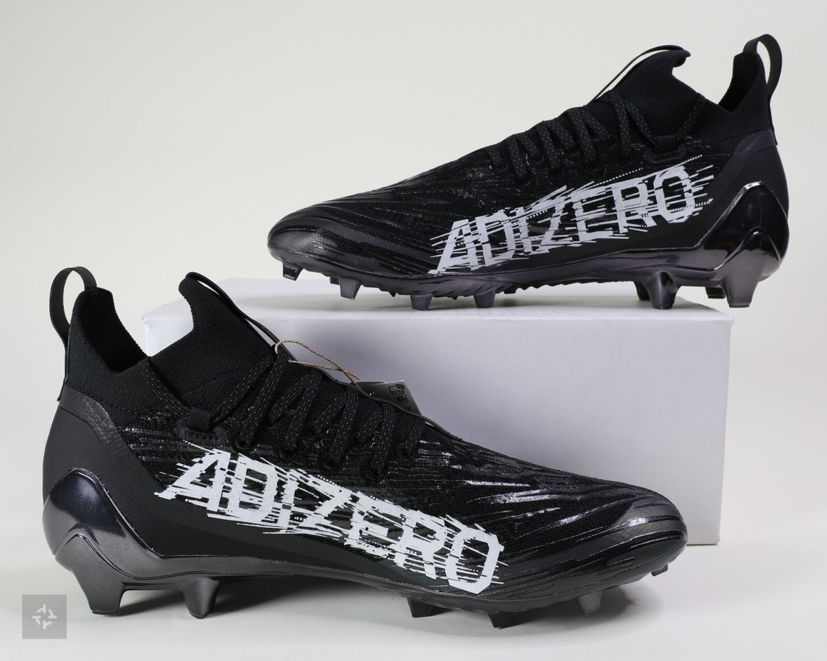 Adidas Adizero Primeknit Black Metallic Football Cleats Men's Size