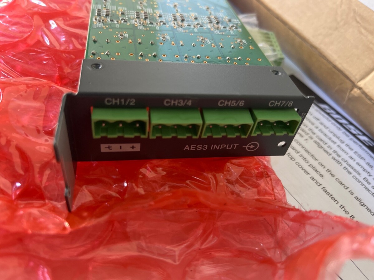 BOSE Controlspace ESP-88 AES3 8-channel input card 041765 (299002