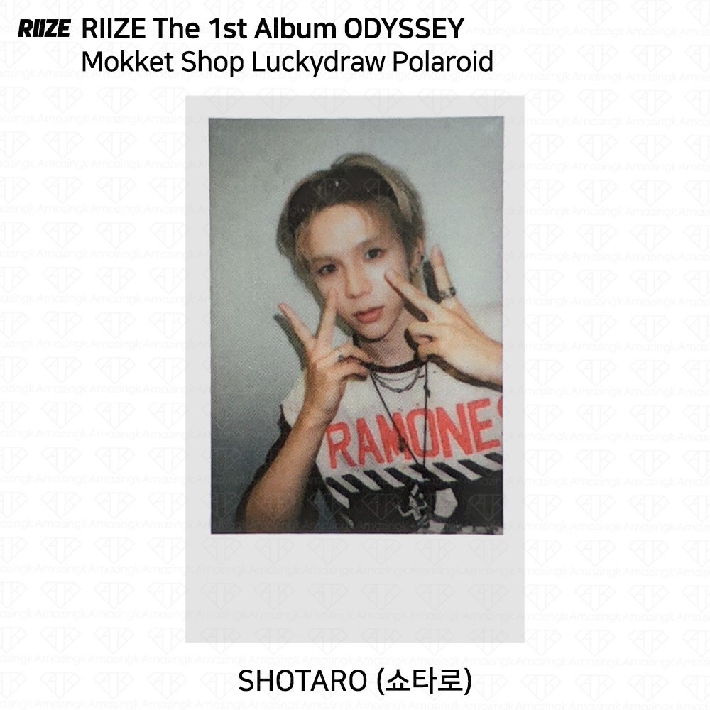 RIIZE The 1st Album ODYSSEY Mokket Shop Luckydraw Event Photocard