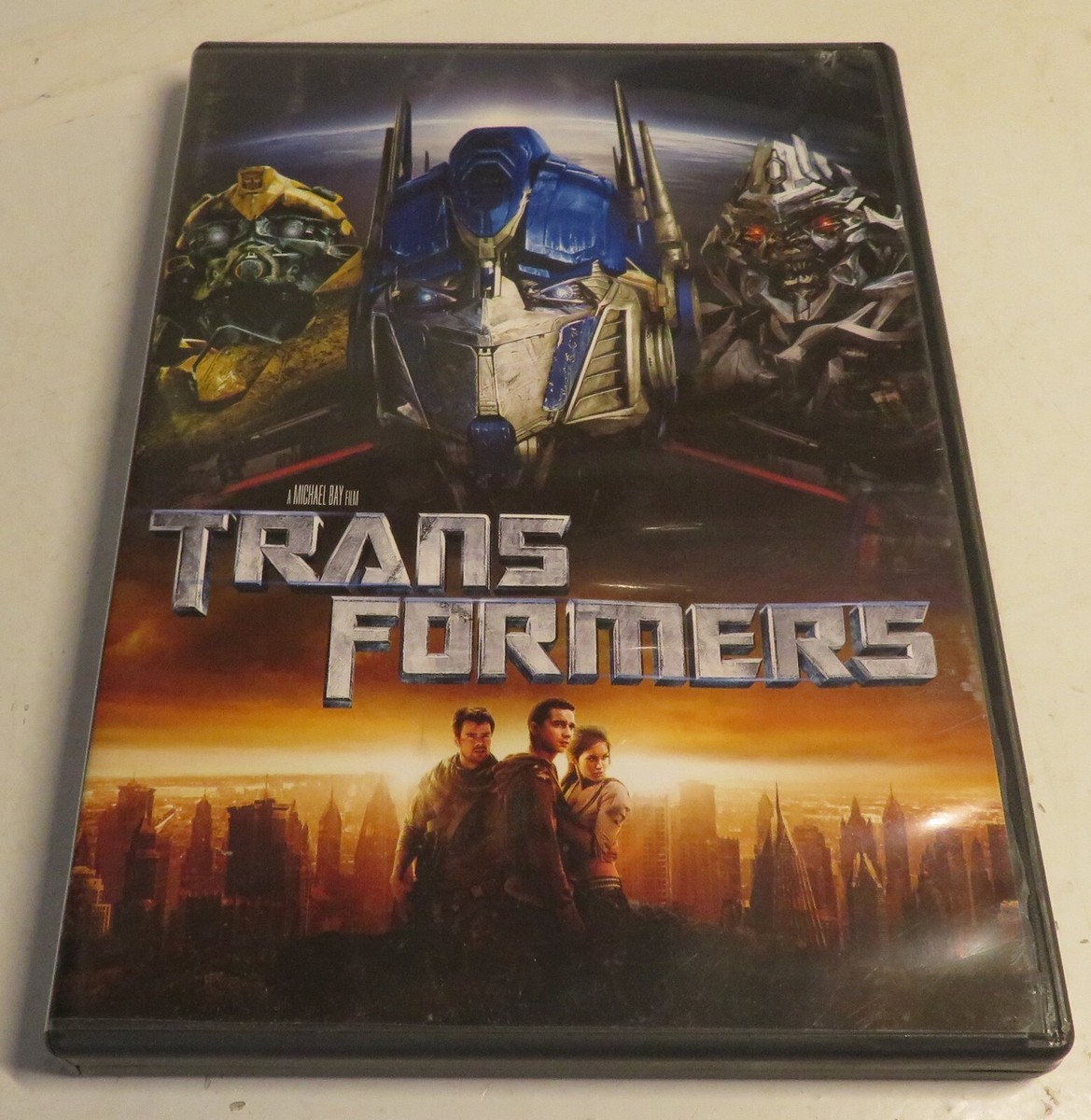Transformers DVD 2007 Trans Formers Dreamworks Wide Screen Case