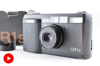 Exc+4] LCD Works Ricoh GR1 Point & Shoot 35mm Film Camera Black