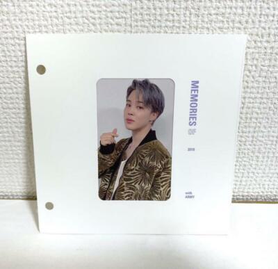 BTS Jimin Memories 2018 Blu-ray Official Photo Card With Mount