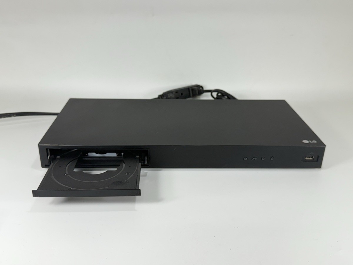 LG UBK90 Black 4K Ultra-HD Blu-ray Player with Dolby Vision - No